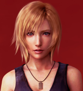 Aya Brea, heroine of the Parasite Eve series of games, and today's case study.